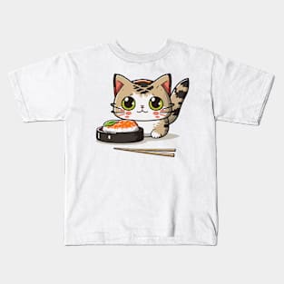 Sushi Cat Kids T-Shirt